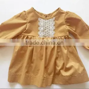 Full Sleeve Tunic Dress Vintage Style Baby Blouse New Design Of Winter Dress thumbnail-1