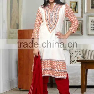 White Latest Kurti Designs for Girls for Stitching 2014 thumbnail-1