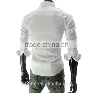 New Style Slim Fit 100% Cotton Plain Fashion t Shirt for Man thumbnail-5