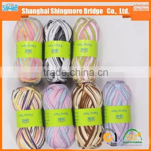 Knitting Yarns China Factory Direct Wholesale Oeko Tex Certified 100% Acrylic Knitting Tape Yarn With High Quality but Low Price thumbnail-6