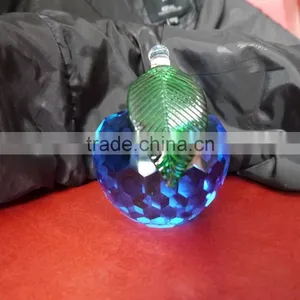 Beauty Blue Crystal Apple ,crystal Gift ,crystal Christmas Gift thumbnail-2