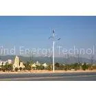 300W VAWT Maglev Wind Solar Hybrid Street Light System With Doulbe LED Lamps thumbnail-1