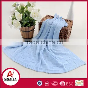Super Soft Promotion Organic Cotton Swaddle Baby Blanket thumbnail-5