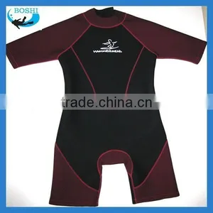 3mm Neoprene Surf Shorts for Children Ladies Short Sleeve Suits thumbnail-6