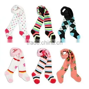 100%cotton Girl Cute Baby Tights thumbnail-5