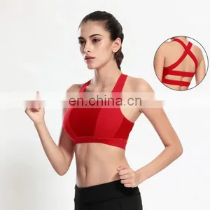 Wholesale Custom Design Sublimation Printed Sportswear Yoga Bra thumbnail-4