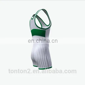 Sublimation Quick Dry New Wresting Singlet thumbnail-5