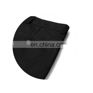 Dongguan Clothing Manufacturers Custom Slim-Fit Black Cotton-Drill Chino Shorts thumbnail-6