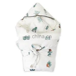 High Quality Baby Sleepsack 100% Cotton Swaddle Blanket thumbnail-5