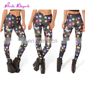 Free Sample Oem Sexy Women Polyster Spandex Blank Sublimation Leggings thumbnail-5
