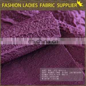 Polyester Knit Clothing New Jacquard Knitting Fabric Autumn Women Jacquard thumbnail-3