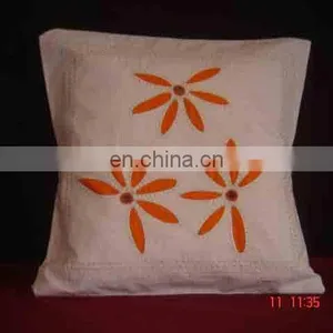Wholesale Cotton Cushion Cover Embroidery Pillow Cushions thumbnail-1