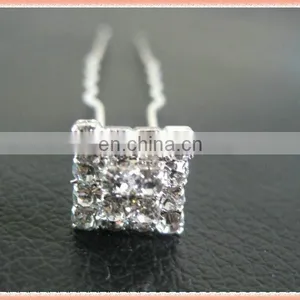 Fashion Clear Handmade Diamond Hairpins thumbnail-5