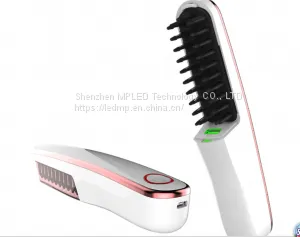 2017year Newest Convenient Fashion USB Rechargeable Cordless Mini Hair Straightener Brush thumbnail-1