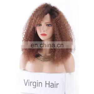 Youtube Sex Afro Kinky Curly Hair Lace Front Human Hair Wig thumbnail-5