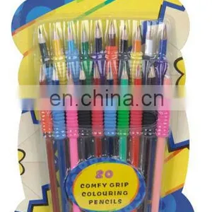 20 Pcs Color Wood Lead Pencil With Grip thumbnail-1