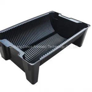 600*400 Esd Conductive Plastic Storage Bins Antistatic Boxes Containers Manufacturer thumbnail-3