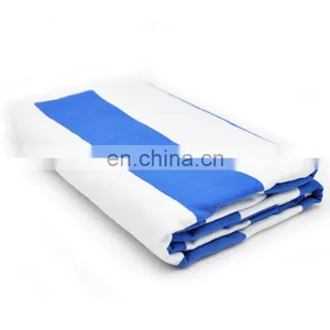 Double Side Striped Printed Customized Weight Size Microfiber Towel for Beach Outside thumbnail-2