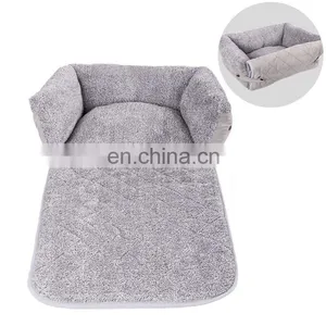 Plush Dog Bed Rectangle Warm Pet Bed, Creative Pattern Design thumbnail-1