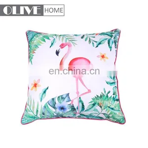 Wholesale Cheap Toucan Flamingo Printed Waterproof Garden Chair Furniture Custom Photo Printing Cushion Outdoor Pillow thumbnail-1