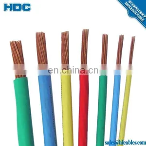 OHSAS18001 Electrical House Wiring Materials 450/750V Rated Voltage 1.5mm2 2.5mm2 Colored Prices thumbnail-1