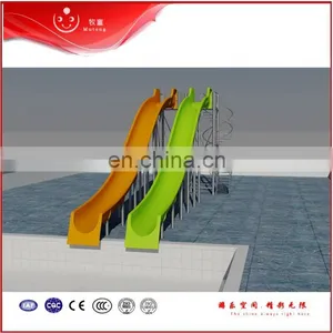 Mutong Aqua Park Equipment Waterslide Fiberglass Large Water Slides for Sale thumbnail-5