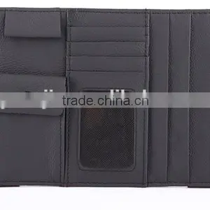 New Multi-function 7pcs Disks CD DVD Glasses Cards Sotre Case Holder Bag for Auto Vehicle Truck Sun Visor Organizer Beige thumbnail-6