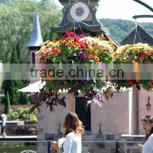 Vertical Hanging Garden Flower Ball Set/artificial Flower Pots With Chain thumbnail-3