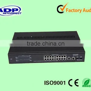 16 Port Gigabit Poe Switch Fast Eethernet Switch 10/100Mbps thumbnail-1