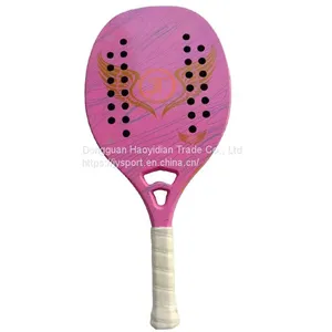 Carbon Beach Tennis Racket Lady Design 22mm Thickness Padel Racquet JYBT04 thumbnail-1