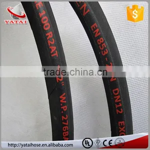 High Performance High Pressure Manufacture Wire Braided Flexible Hydraulic Hose thumbnail-5