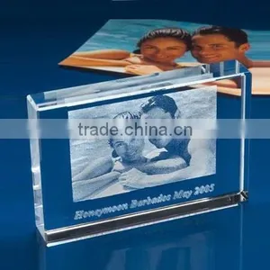 3D Laser Crystal Wedding Gifts 3d Crystal Laser Engraving Gifts Engraved Laser Gift thumbnail-1