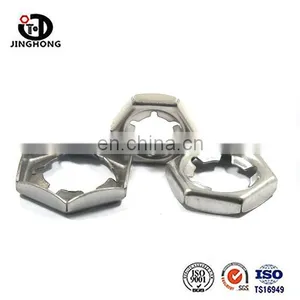 High Tensile DIN7967 Stainless Steel Tight Pal Nuts Plain Self Locking Counter Nuts thumbnail-5