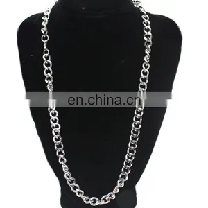 Women Hip Hop Neck Chain Jewelry Custom Stainless Steel Necklace Chain thumbnail-3