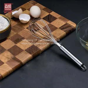 Kitchen Accessories Home and Kitchen Gadgets Stainless Steel Whisk Kitchen Accessories Cream Utensils Whisk Manual Mixer Egg Beater thumbnail-3