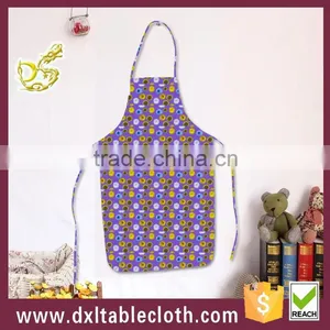 Anti Oil Waterproof Printed Plastic Bib Kitchen Aprons Pvc Apron thumbnail-1