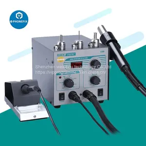 QUICK 2 in 1 Hot Air Gun Soldering Iron Rework Station thumbnail-1