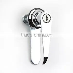 CE RoHS 2015 FEILEI A-45-1 Wholesale Zinc Die-cast High Quality Industrial Cabinet L-shape Swing Handle Lock thumbnail-4