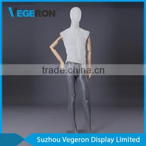 Flexible Male Mannequin With Wood Arms thumbnail-3