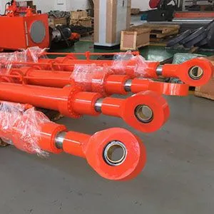 Excavator Ram Boom Hydraulic Cylinders With Hydraulic Safe Valve Similar As Case Komatsu Cat Doosan Mitsubishi Sany Liugong thumbnail-4