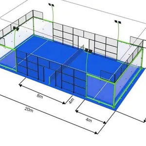 Padel Tennis Court Manufacturer Paddle Court Supplier Buy Panoramic Outdoor Padel Court Cancha De Padel Factory thumbnail-4