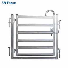 High Quality Australia Galvanized Welded Metal Steel Sheep and Goat Fence Corral Panels for Sale thumbnail-4