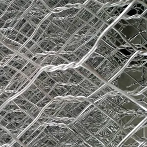 Hexagonal Woven Gabion Basket Flexible for Irregular Slope and Embankment thumbnail-2