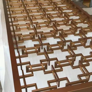 High-end Customized Stainless Steel Screens | Metal Decorative Lattice Grilles, Creating a New Benchmark for Spatial Aesthetics thumbnail-2