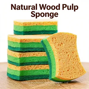 Odor-Resistant Cellulose Kitchen Sponge Stays Fresh Longer thumbnail-2