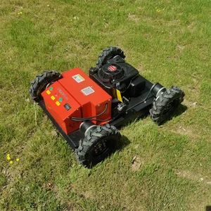 Single-cylinder Four-stroke Speed of Travel 6km/h Remote Controlled Slope Mower thumbnail-1