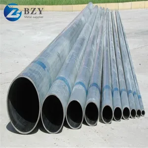 Hot Dip Galvanized Round Steel Pipe GI Pipe Pre Galvanized Steel Pipe Galvanized Tube for Construction thumbnail-2