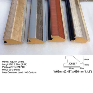 J06257 Series Customized High-End Picture Frame Moulding | Expert Craftsmanship Since 1995 PS Pianting Frame Moulding,frames for Wall Mirrors thumbnail-1