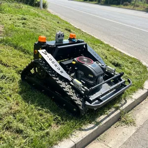 CE Certified Vigorun Wheeled Remote Operated Weed Mower Petrol Powered Inclined Terrain Treatment Tool thumbnail-1