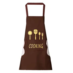 Sleeveless Apron Manufacturer Customize High Quality Low Price Waterproof Cooking Kitchen Chef Apron Custom thumbnail-4